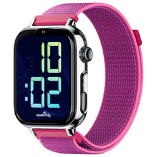 SAVEFAMILY SAVEWATCH PLUS 2 JUNIOR (+8 AÑOS) PLATA CON CORREA DE TELA FRAMBUESA / SMARTWATCH 4G PARA NIÑOS-M016 SAVEFAMILY SAVEWATCH PLUS 2 JUNIOR (+8 AÑOS) PLATA CON CORREA DE TELA FRAMBUESA / SMARTWATCH 4G PARA NIÑOS